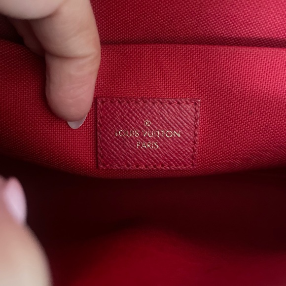 Louis Vuitton Félicie Pochette Damier - Picture 10 of 10